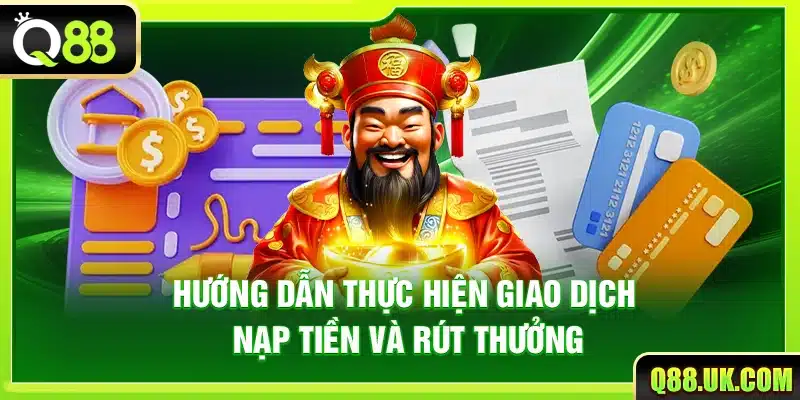 Hướng dẫn thực hiện giao dịch nạp tiền và rút thưởng