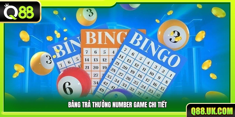 Cấu trúc thưởng cụ thể của Number Game